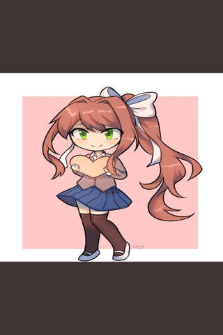 Charming Monika: The Heart of Doki Doki Literature Club! 💖
