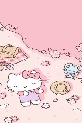 Hello Kitty's Springtime Picnic 🌸🐾