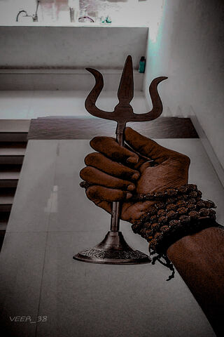 Embracing the Divine: The Trident of Mahadev 🕉️✨