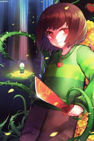 Chara's Dark Embrace 🌿🔪