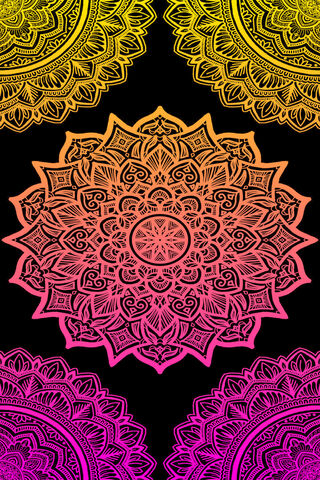 Vibrant Harmony: A Mandala Journey 🌈✨