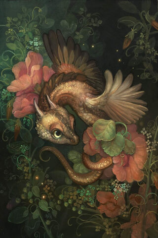 Whispers of the Fire Dragon 🌺🐉