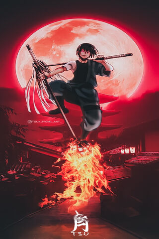 Benimaru Shinmon: The Fiery Guardian 🌙🔥