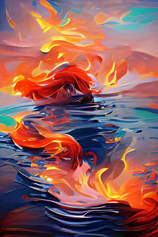 Elemental Dance: Fire Meets Water 🔥💧
