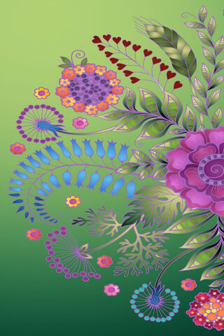 Whimsical Blooms: A Dance of Colors 🌸✨