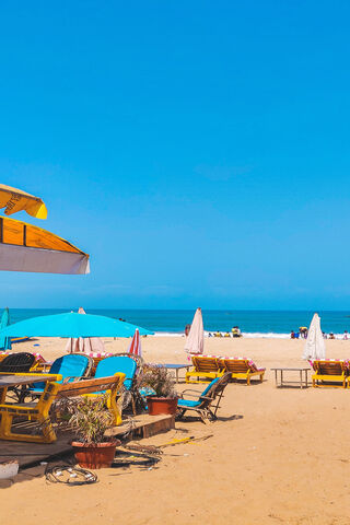 Sunny Vibes at Goa Beach! ☀️🏖️