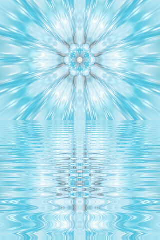 Serenity in Blue: A Mandala's Embrace 🌊✨