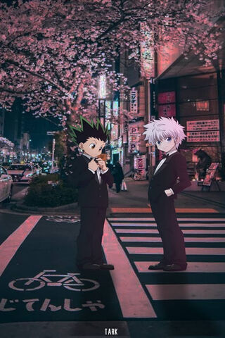 Dynamic Duo Under Cherry Blossoms 🌸