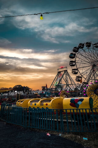 Twilight Whirl at the Carnival 🎡🌅