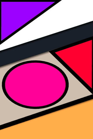 Vibrant Geometry: A Playful Dance of Shapes 🎨✨