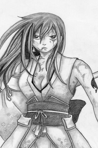 The Fierce Warrior: Erza Scarlet Unleashed ⚔️✨