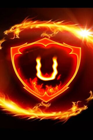 Fiery U: The Emblem of Power 🔥