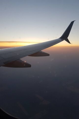 Soaring into the Sunset 🌅✈️