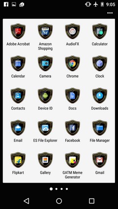 Shield Icons 3D