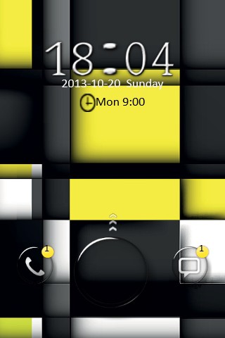 Black N Yellow Cubes Go Locker