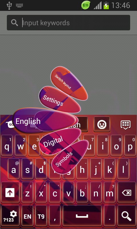Keyboard for HTC One