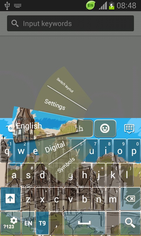 Color Keyboard for Galaxy Note