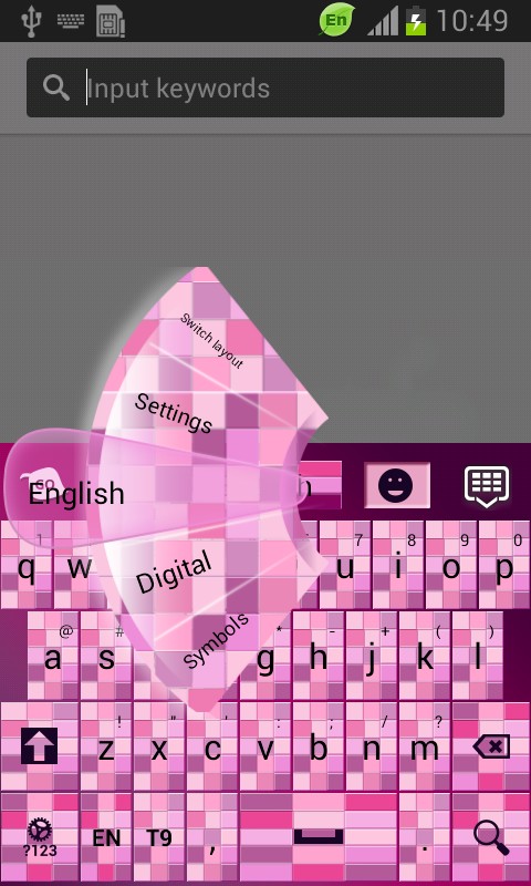 Pink Tile Keyboard