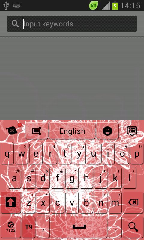 Free Abstract Flower Keyboard