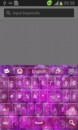Abstract Cool Keyboard-release