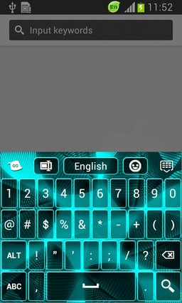 Neon Touch Keyboard