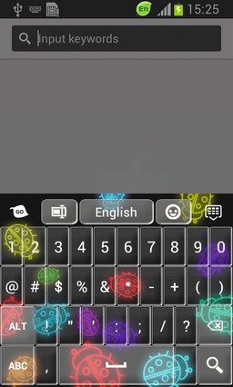 Neon Ladybug Keyboard