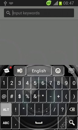 Keyboard for Samsung Galaxy S4 Zoom