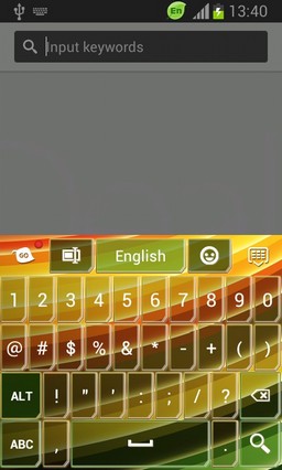 Keyboard for HTC One V