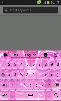 Keyboard for Android Free Pink