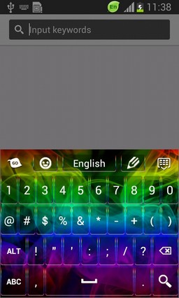Abstract Colorful Keyboard