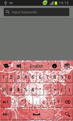 Free Abstract Flowers Keyboard