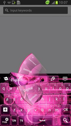 Keyboard Pink Lights