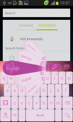 Keyboard Pink Theme Smart