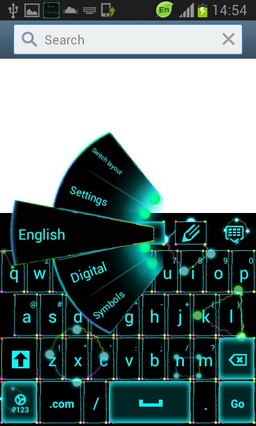 Neon Lightning Keyboard