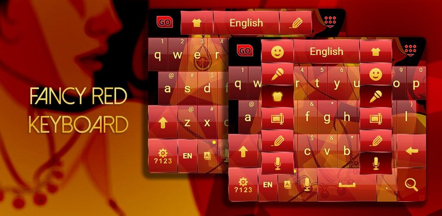Fancy Red Keyboard