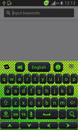 Color Keyboard Neon Green