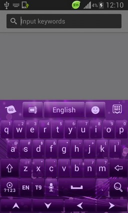 Color Keyboard Purple