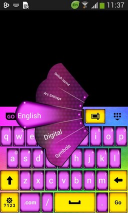 Neon Keyboard Theme
