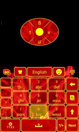 Red Flame Keyboard