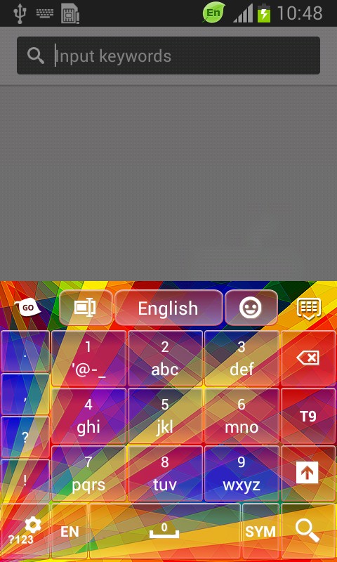 Abstract Rainbow Keyboard