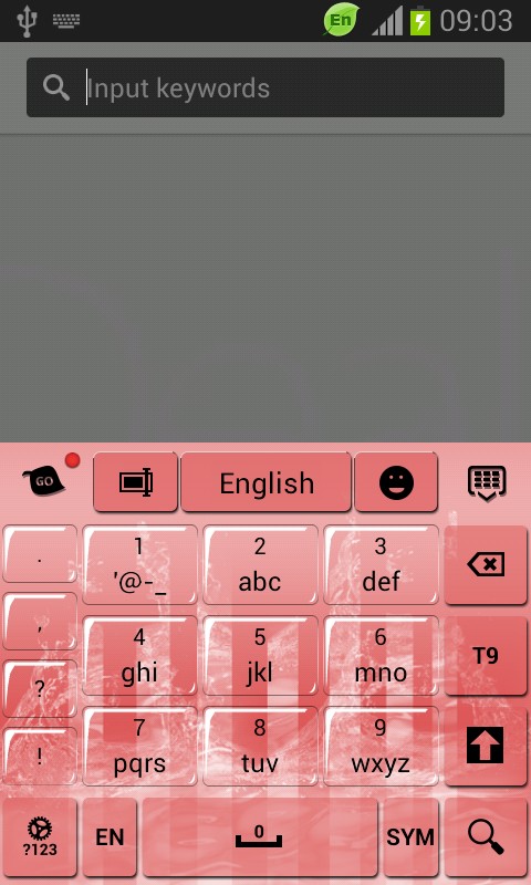 Pink Keyboard for Galaxy S3