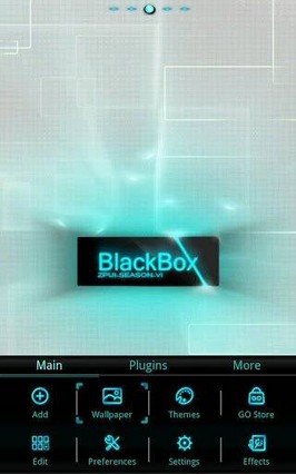 Go Launcher Black Box