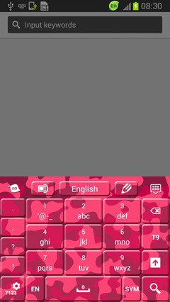 Pink Camo Keyboard