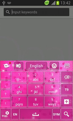 Pink Keyboard for Galaxy Grand