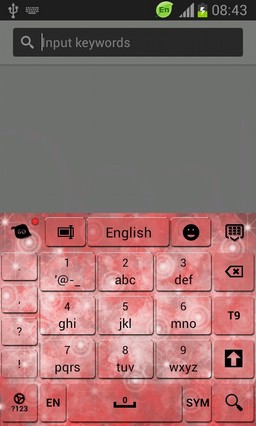 Pink Keyboard for Galaxy Note