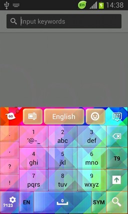 Abstract Colors Keyboard
