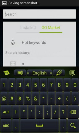 Green Keyboard App Theme