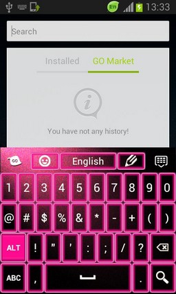 Pink Neon Keyboard Free