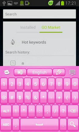 Pink Keyboard Glow