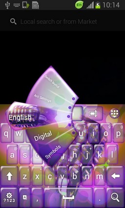 Keyboard with Microphone